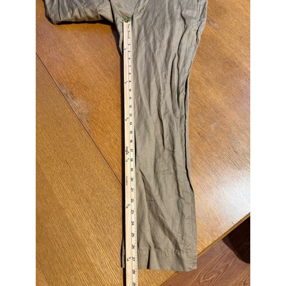 Polo‎ Ralph Lauren Linen Pants Mens 29x29 Khaki Straight Fit Lightweight - Picture 3 of 10
